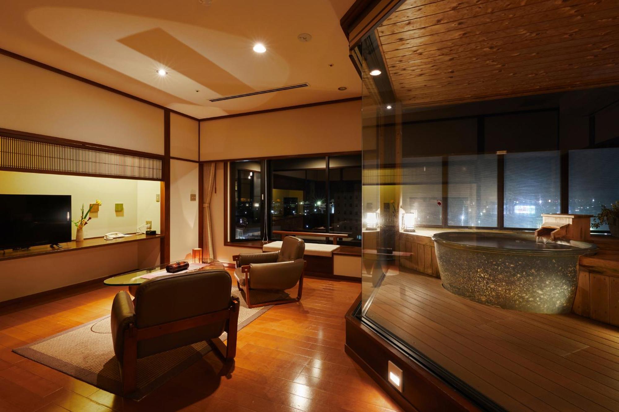 Takinoyu Hotel Tendo Exterior foto